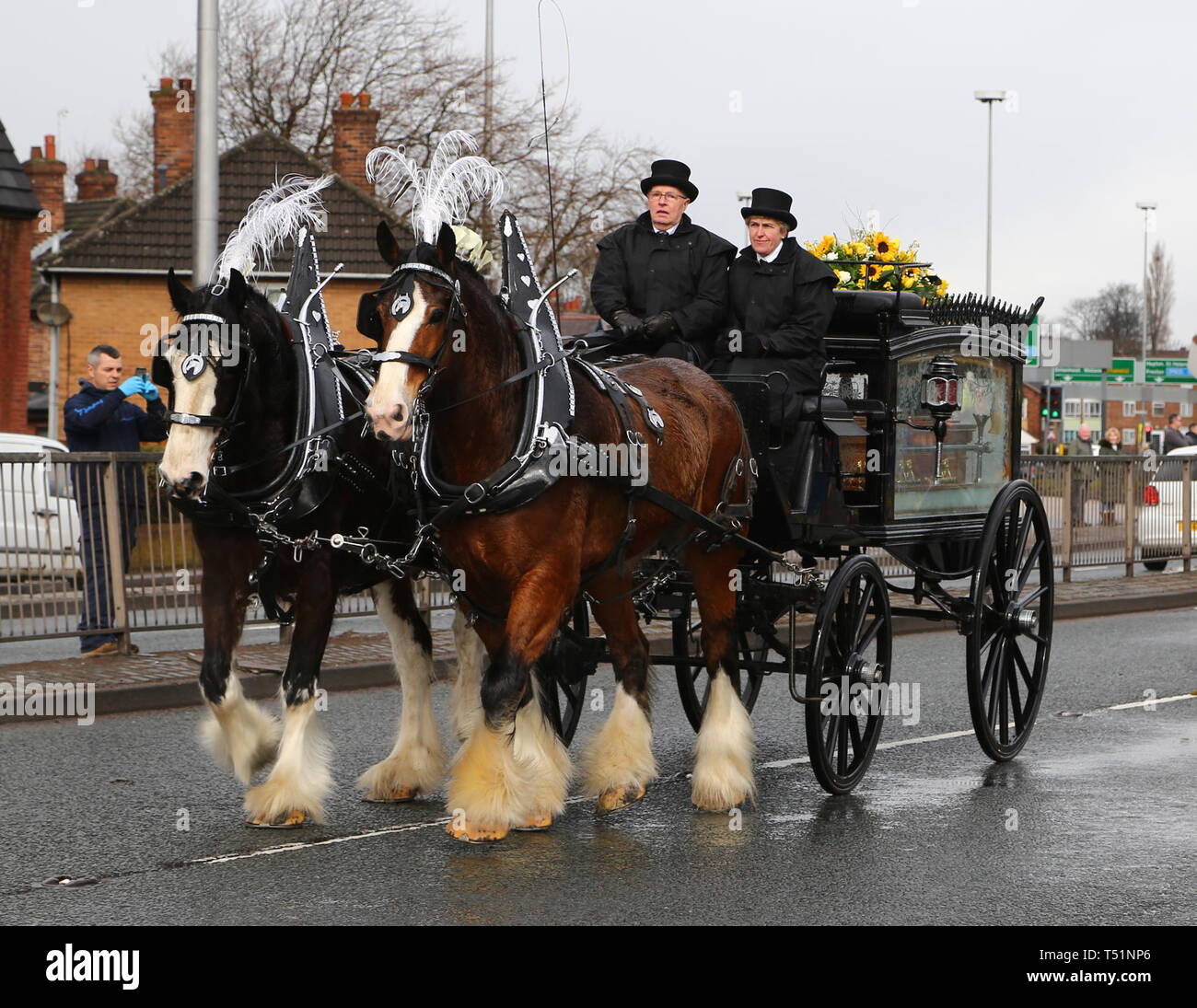 Liverpool, Großbritannien, Schauspieler Ken Dodds Beerdigung in der Stadt credit Ian Fairbrother/Alamy Stockfotos Stockfoto