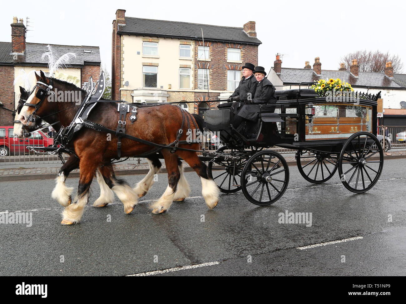 Liverpool, Großbritannien, Schauspieler Ken Dodds Beerdigung in der Stadt credit Ian Fairbrother/Alamy Stockfotos Stockfoto