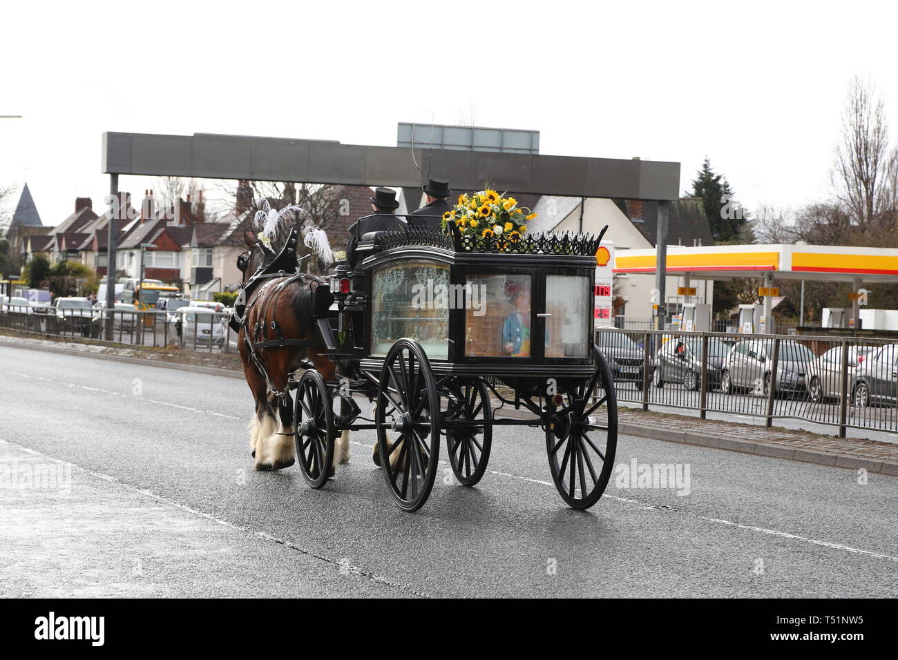 Liverpool, Großbritannien, Schauspieler Ken Dodds Beerdigung in der Stadt credit Ian Fairbrother/Alamy Stockfotos Stockfoto