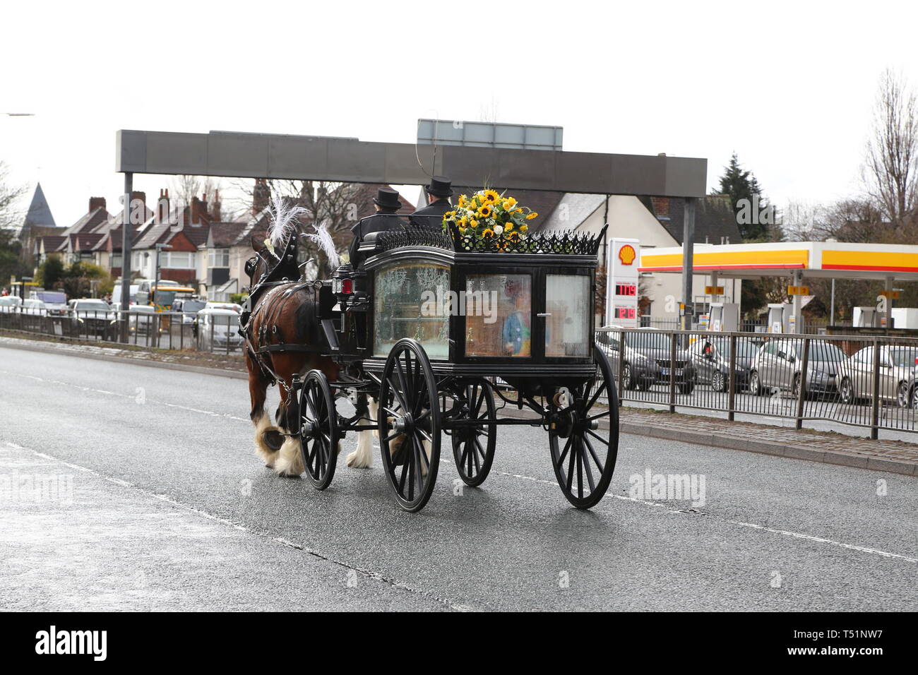 Liverpool, Großbritannien, Schauspieler Ken Dodds Beerdigung in der Stadt credit Ian Fairbrother/Alamy Stockfotos Stockfoto