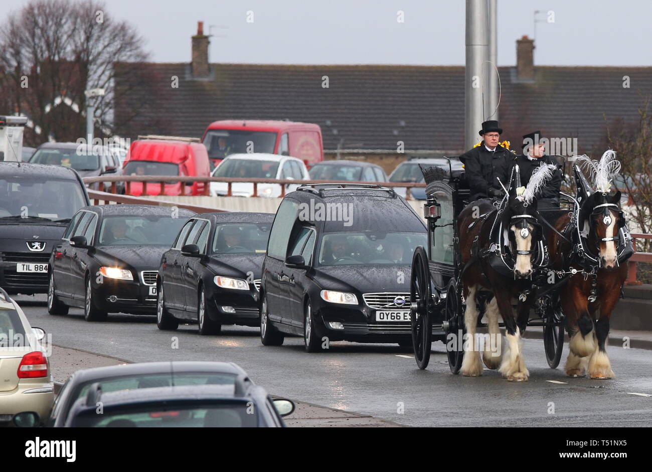 Liverpool, Großbritannien, Schauspieler Ken Dodds Beerdigung in der Stadt credit Ian Fairbrother/Alamy Stockfotos Stockfoto