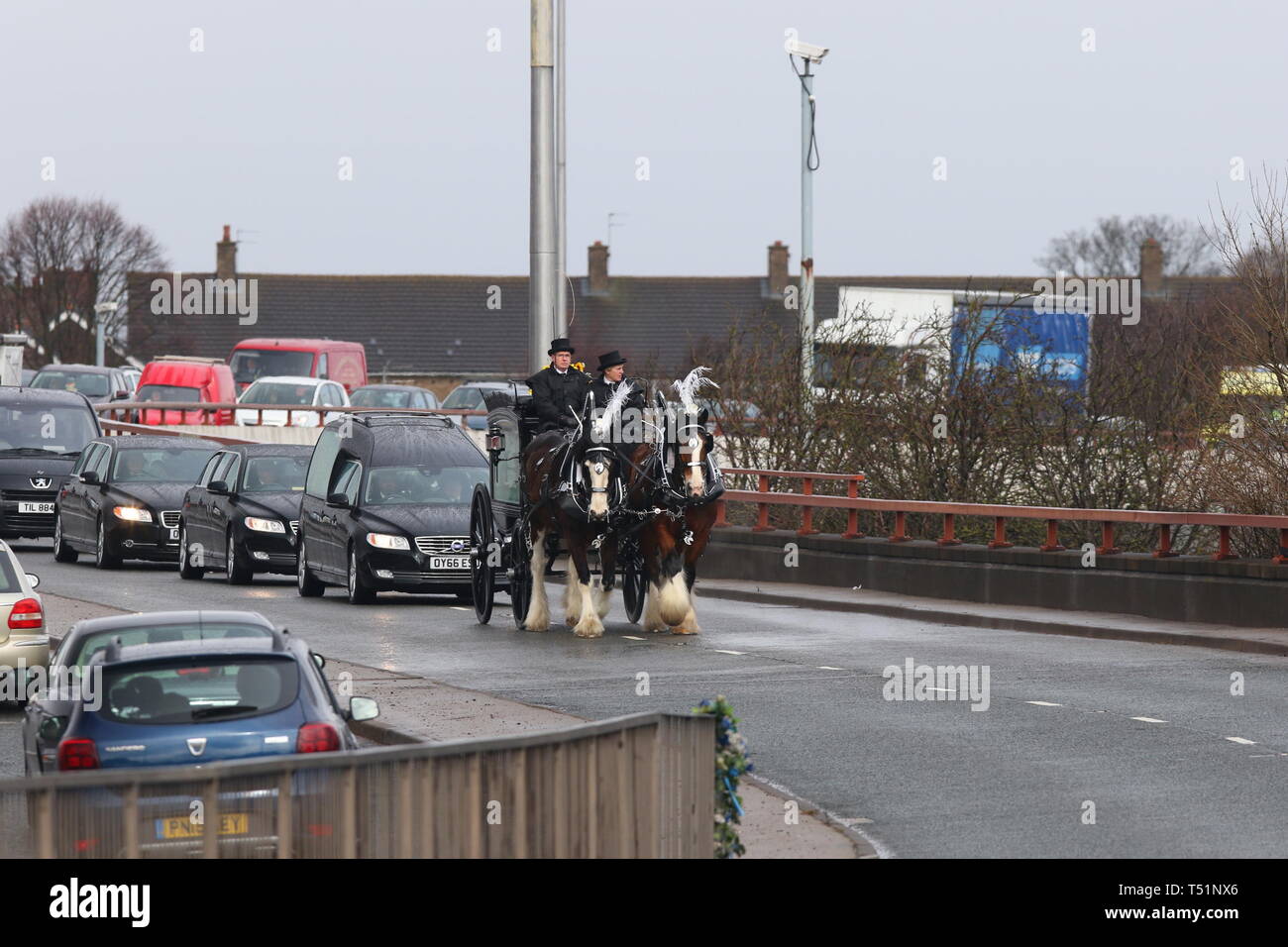 Liverpool, Großbritannien, Schauspieler Ken Dodds Beerdigung in der Stadt credit Ian Fairbrother/Alamy Stockfotos Stockfoto
