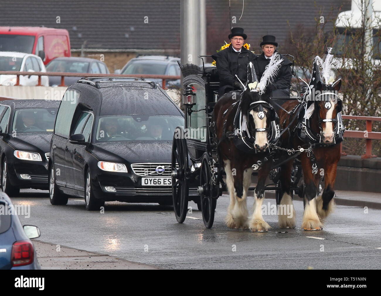 Liverpool, Großbritannien, Schauspieler Ken Dodds Beerdigung in der Stadt credit Ian Fairbrother/Alamy Stockfotos Stockfoto