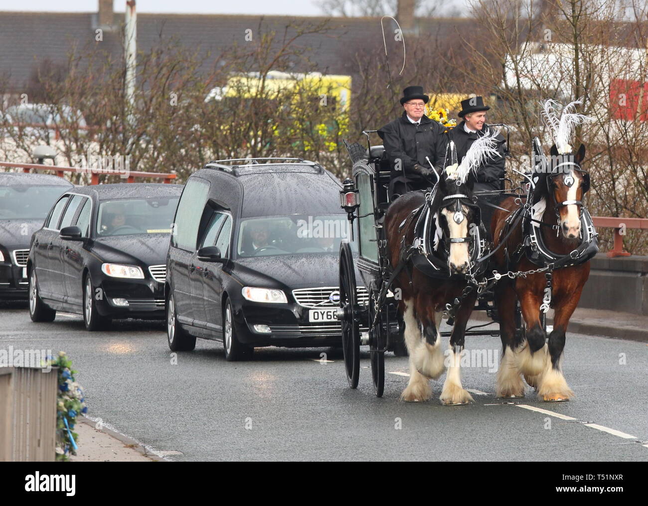 Liverpool, Großbritannien, Schauspieler Ken Dodds Beerdigung in der Stadt credit Ian Fairbrother/Alamy Stockfotos Stockfoto