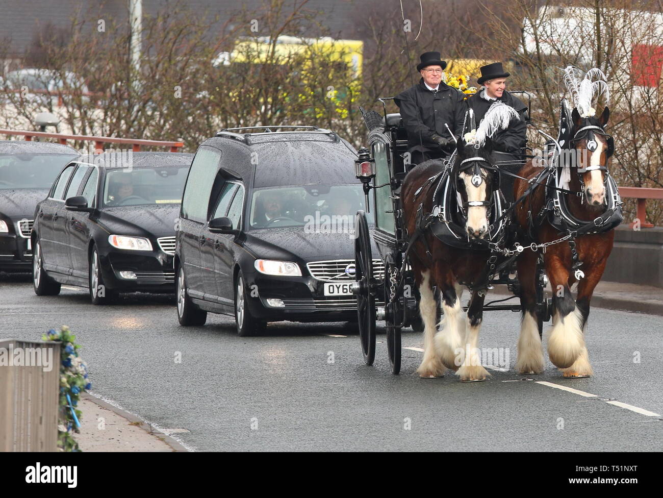 Liverpool, Großbritannien, Schauspieler Ken Dodds Beerdigung in der Stadt credit Ian Fairbrother/Alamy Stockfotos Stockfoto