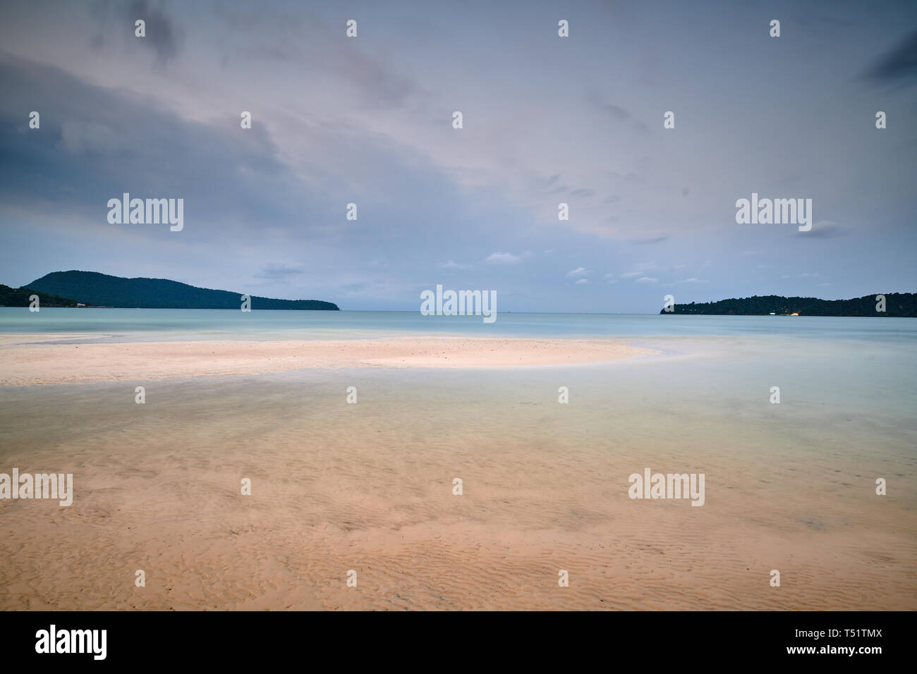 Der wunderschöne Strand von Koh Rong Sanloem, Kambodscha Stockfoto