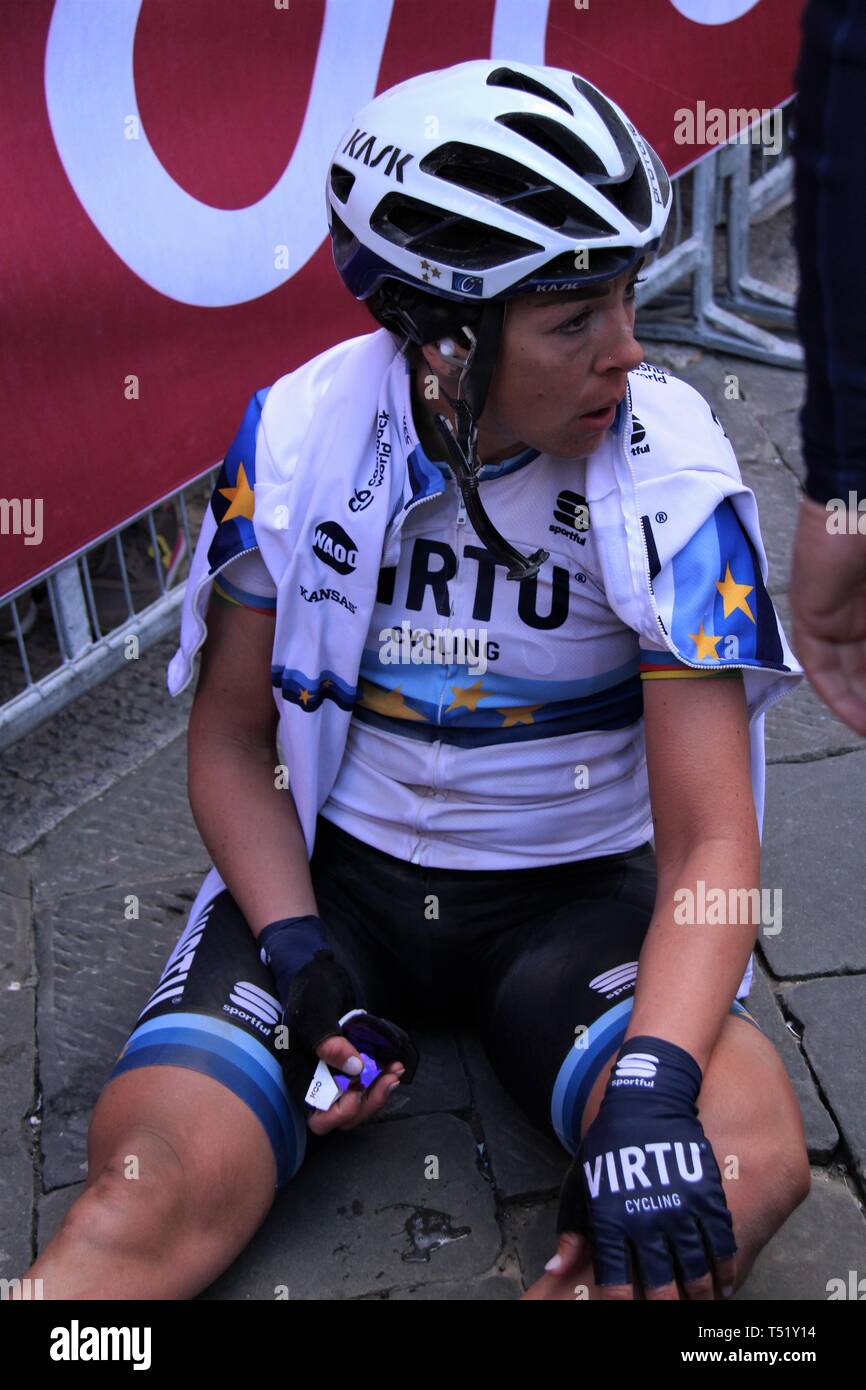 Strade Bianche 2019 - UCI World Tour Pro Cycling race. Siena Siena Stockfoto