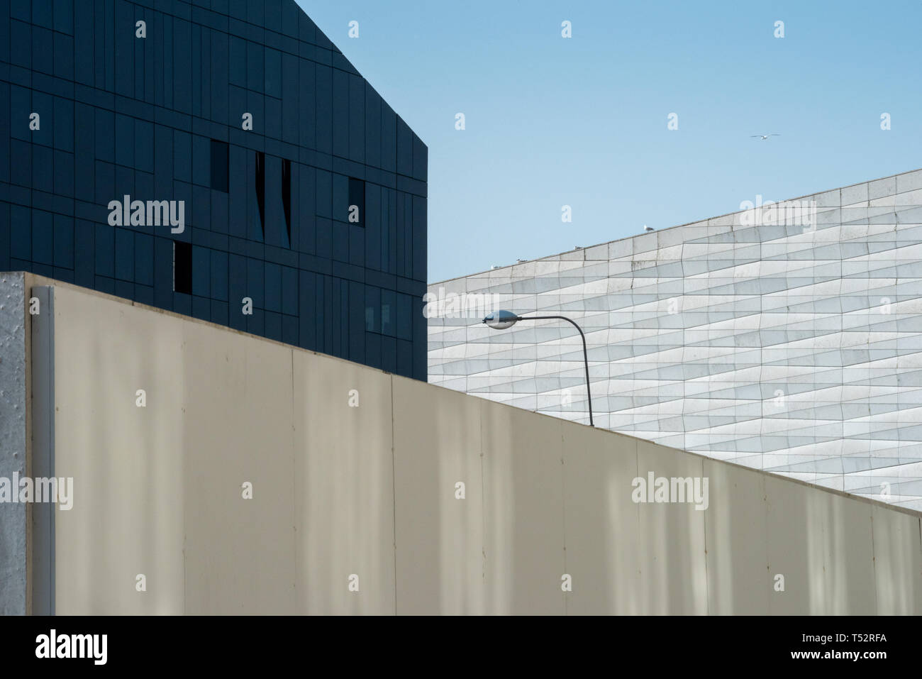Die modernen architektonischen Gebäude in Liverpool Stockfoto