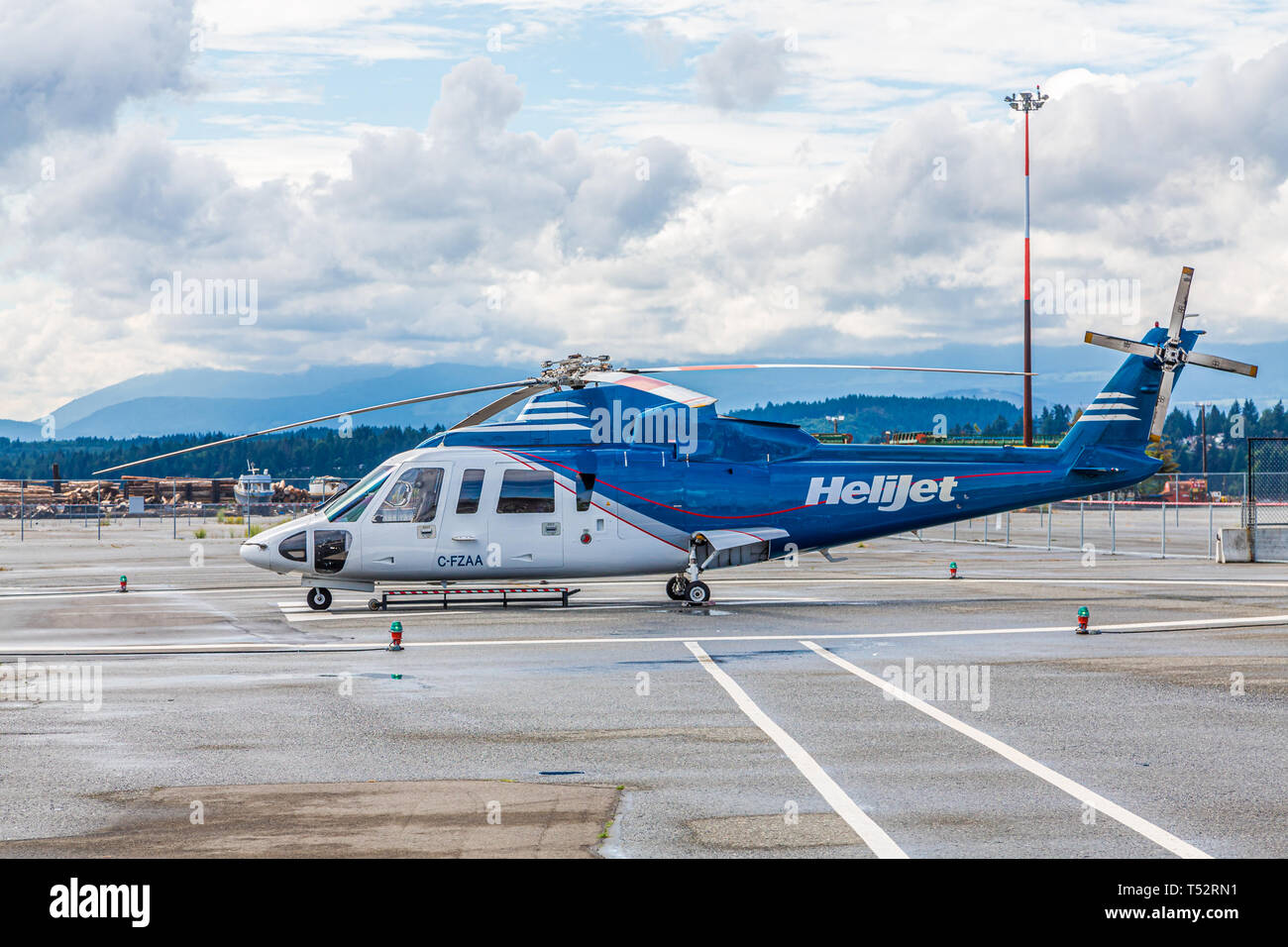 NANAIMO, BRITISH COLUMBIA - 20. Mai 2016: Nanaimo ist eine Stadt und Hafen an der Ostküste von Vancouver Island. Stockfoto