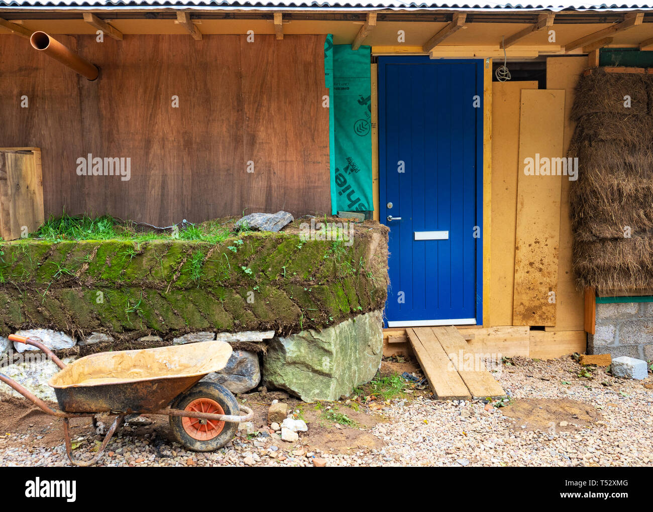 Renovierung von Blair House, Glen Puppe, Schottland, Großbritannien, Stockfoto