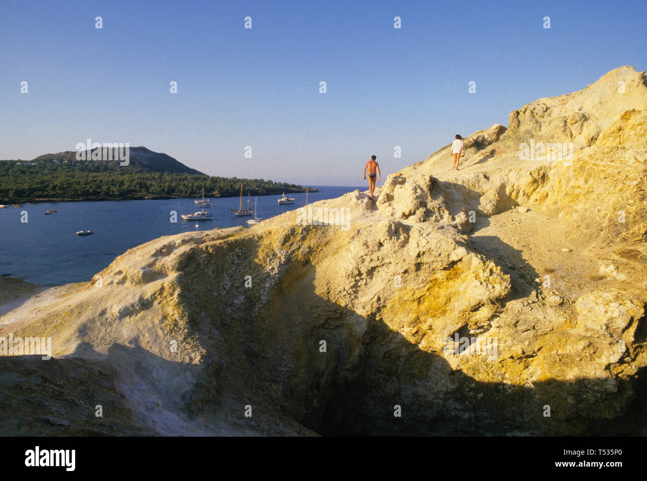 Insel Vulcano, Äolische Inseln, Messina Provinz Sicilia (Sizilien), Italien Stockfoto