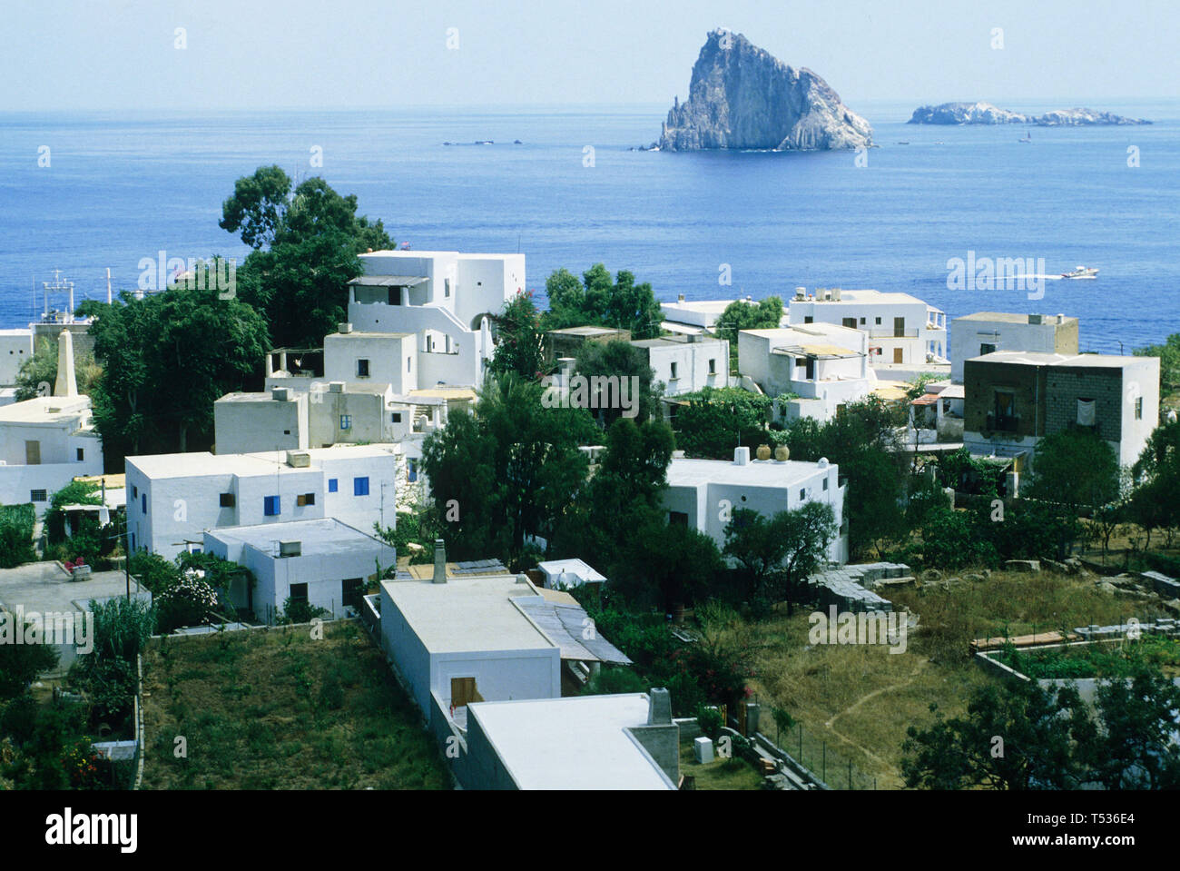 Die Insel Panarea, Äolische Inseln, tirreno Meer, Provinz Messina Sicilia (Sizilien), Italien Stockfoto