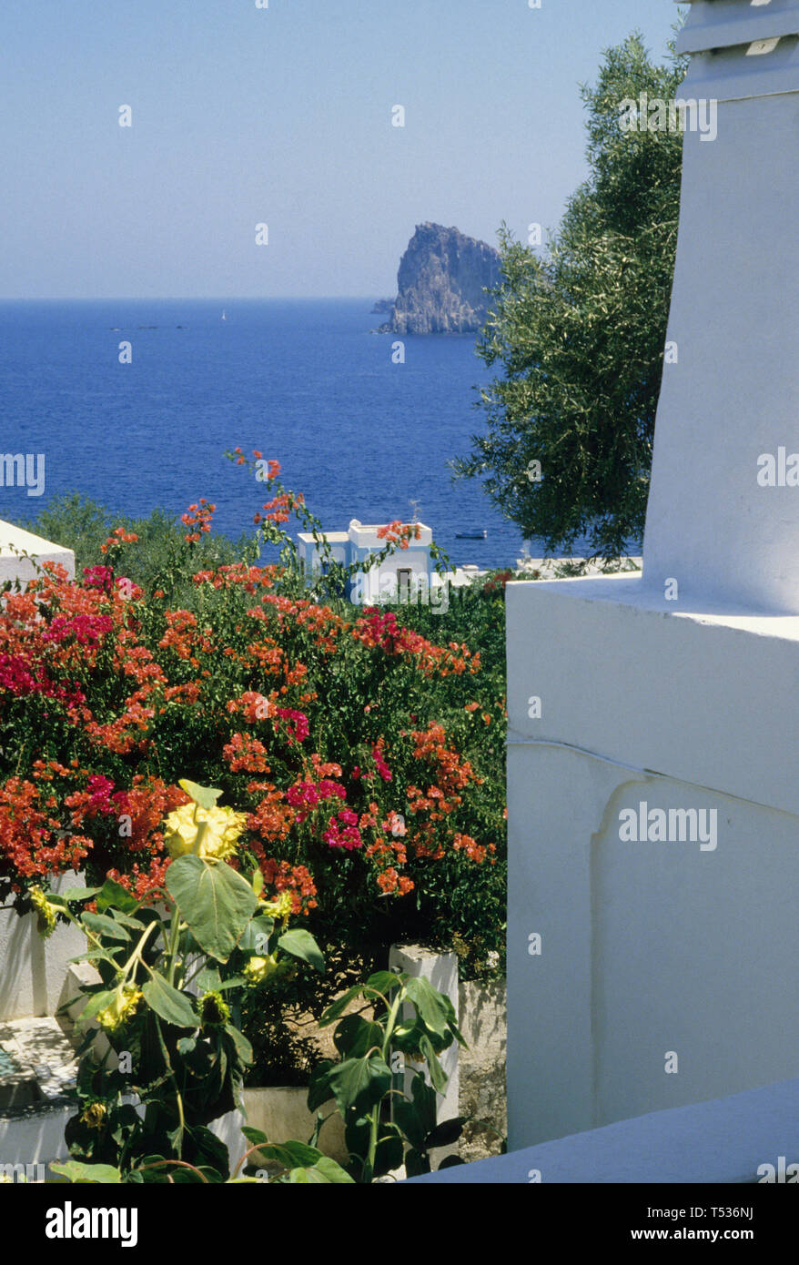 Die Insel Panarea, Äolische Inseln, tirreno Meer, Provinz Messina Sicilia (Sizilien), Italien Stockfoto