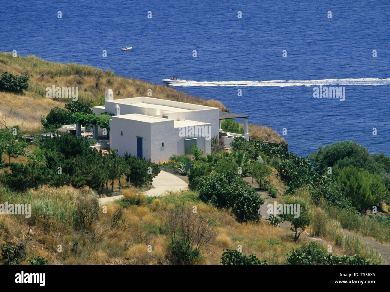 Die Insel Panarea, Äolische Inseln, tirreno Meer, Provinz Messina Sicilia (Sizilien), Italien Stockfoto