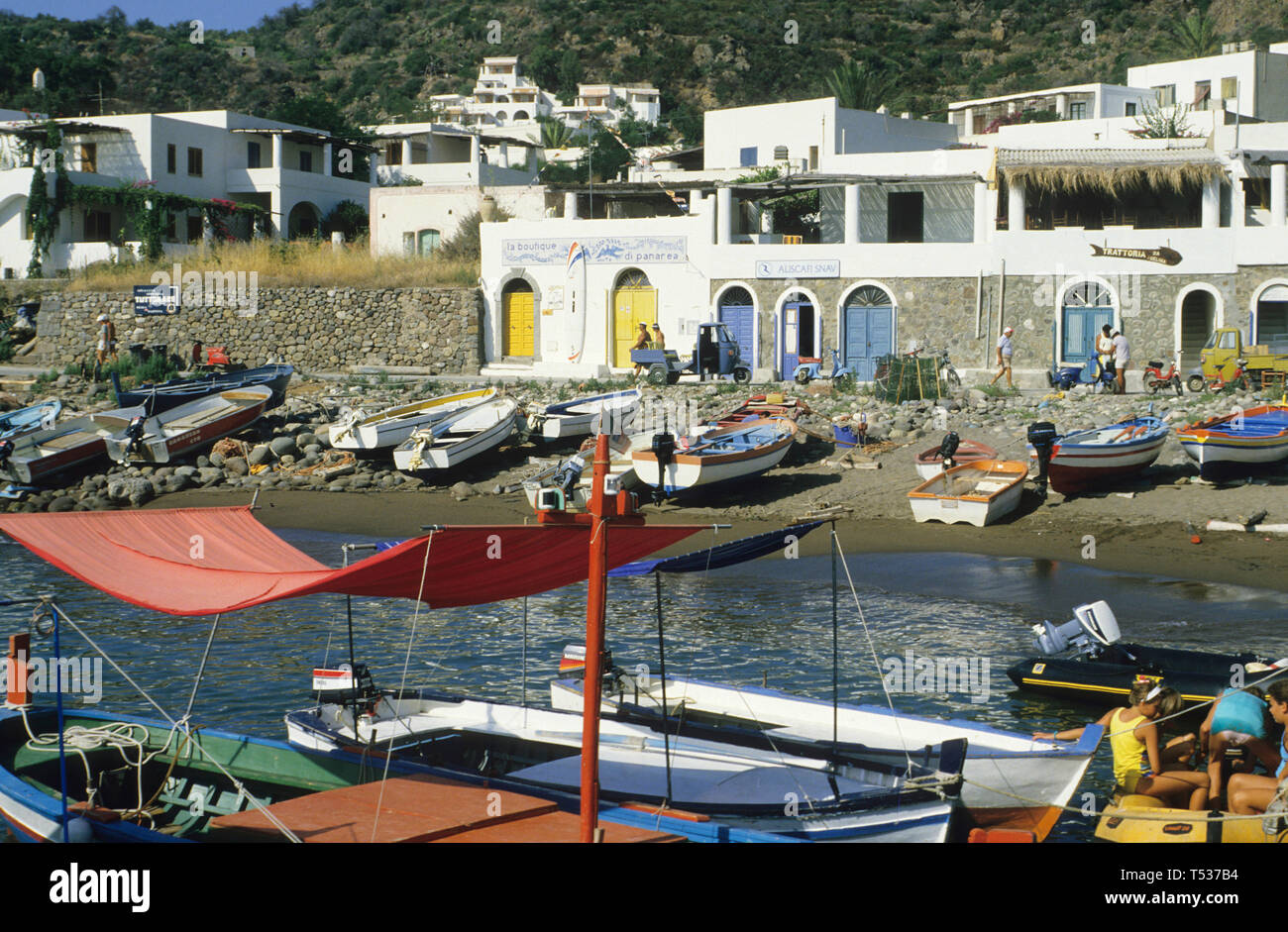 Die Insel Panarea, Äolische Inseln, Messina Provinz Sicilia (Sizilien), Italien Stockfoto