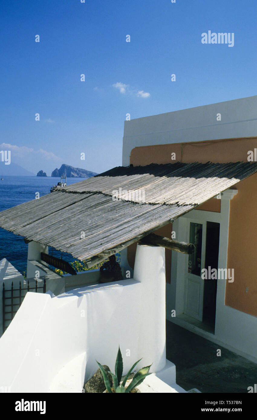 Die Insel Panarea, Äolische Inseln, tirreno Meer, Provinz Messina Sicilia (Sizilien), Italien Stockfoto