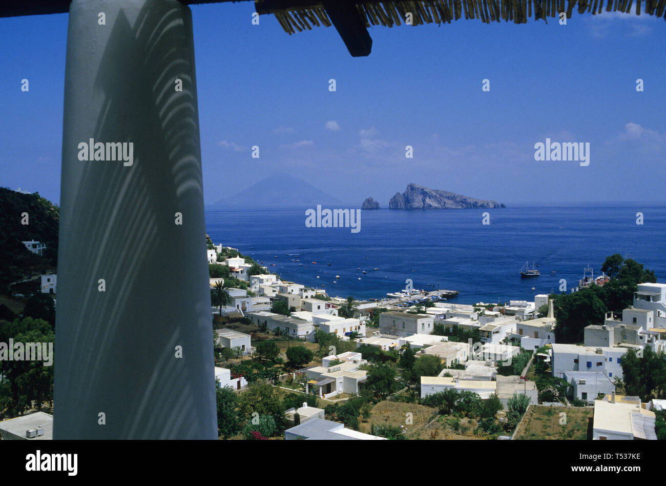 Die Insel Panarea, Äolische Inseln, tirreno Meer, Provinz Messina Sicilia (Sizilien), Italien Stockfoto