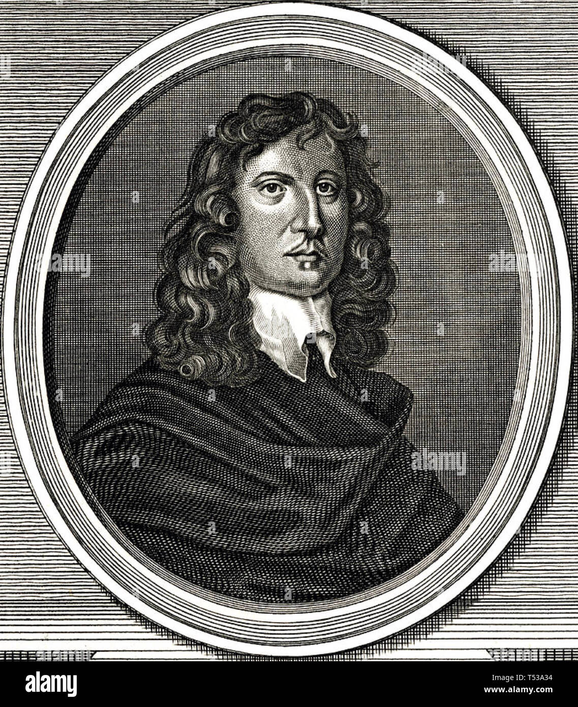 JAMES HARRINGTON (1611-1677) Englische politische Theoretiker Stockfoto