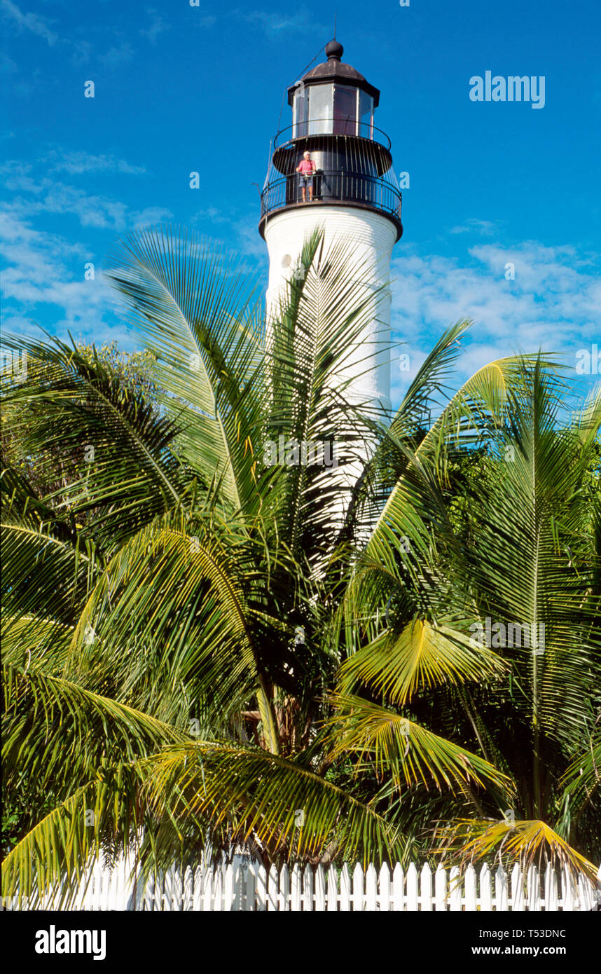 Florida Keys Key West Lighthouse erbaut 1847, Stockfoto