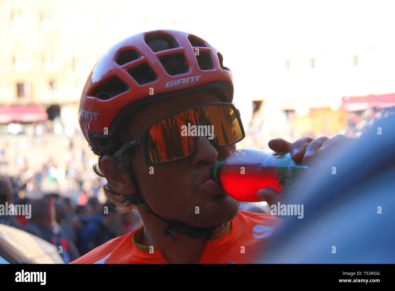 Strade Bianche 2019 - UCI World Tour Pro Cycling race. Siena Siena Stockfoto