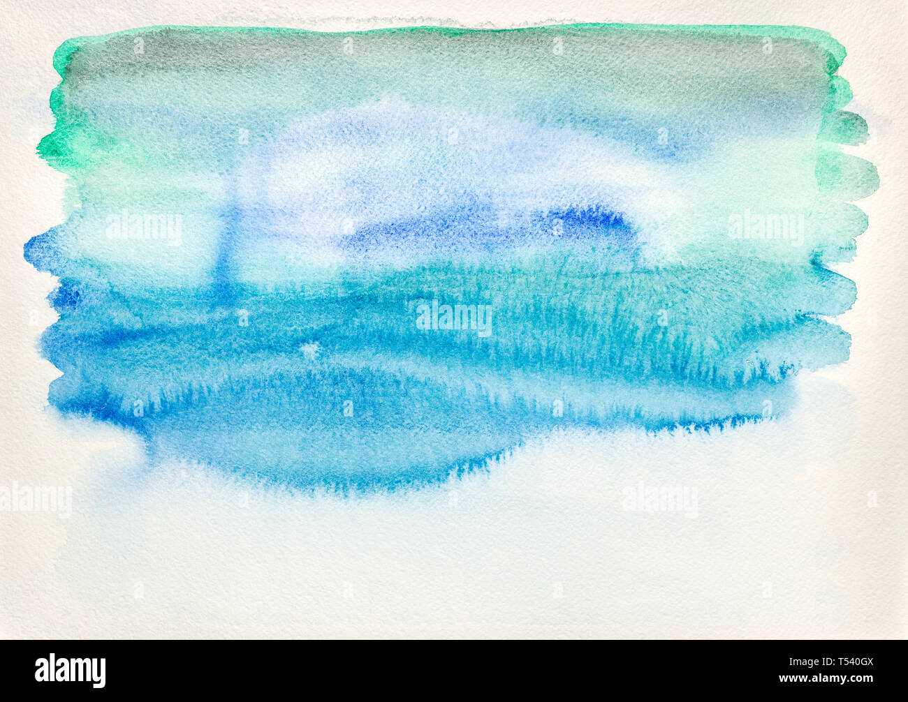 Bunte Aquarelle strukturierten Hintergrund. Hand gezeichnet Aquarell waschen Stockfoto