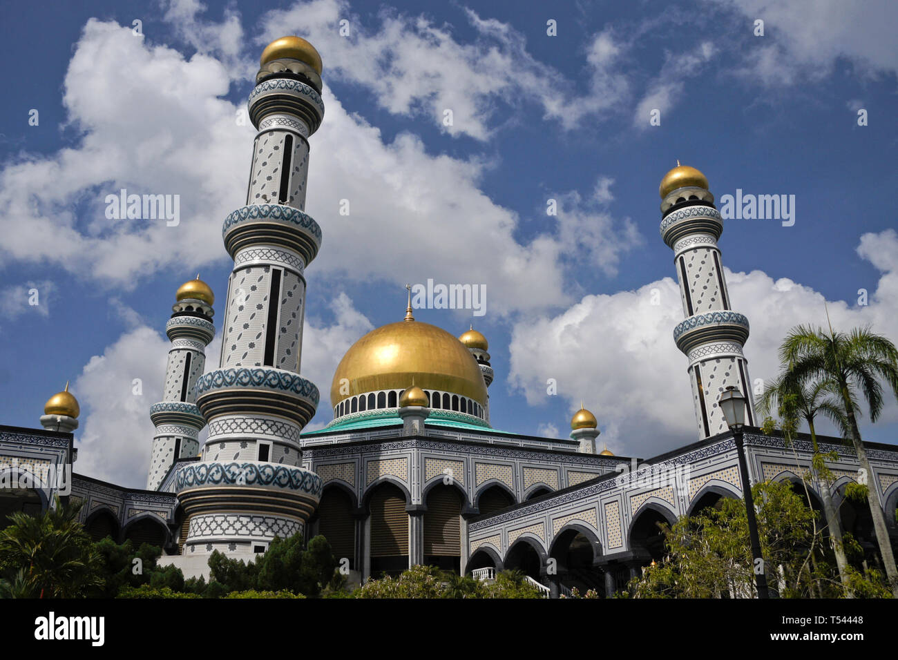 Jame' Asr Hassanil Bolkiah Moschee, Bandar Seri Begawan, Sultanat Brunei Stockfoto
