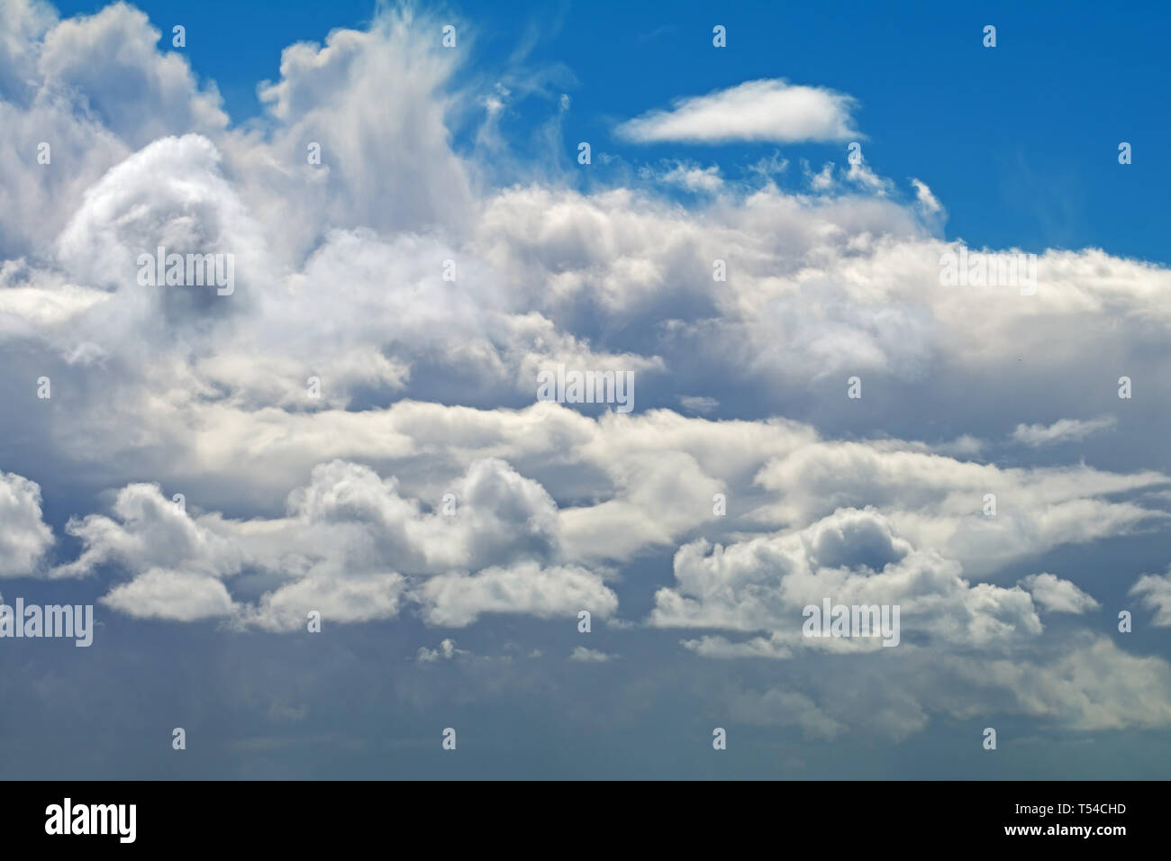 Wolkenformationen Stockfoto