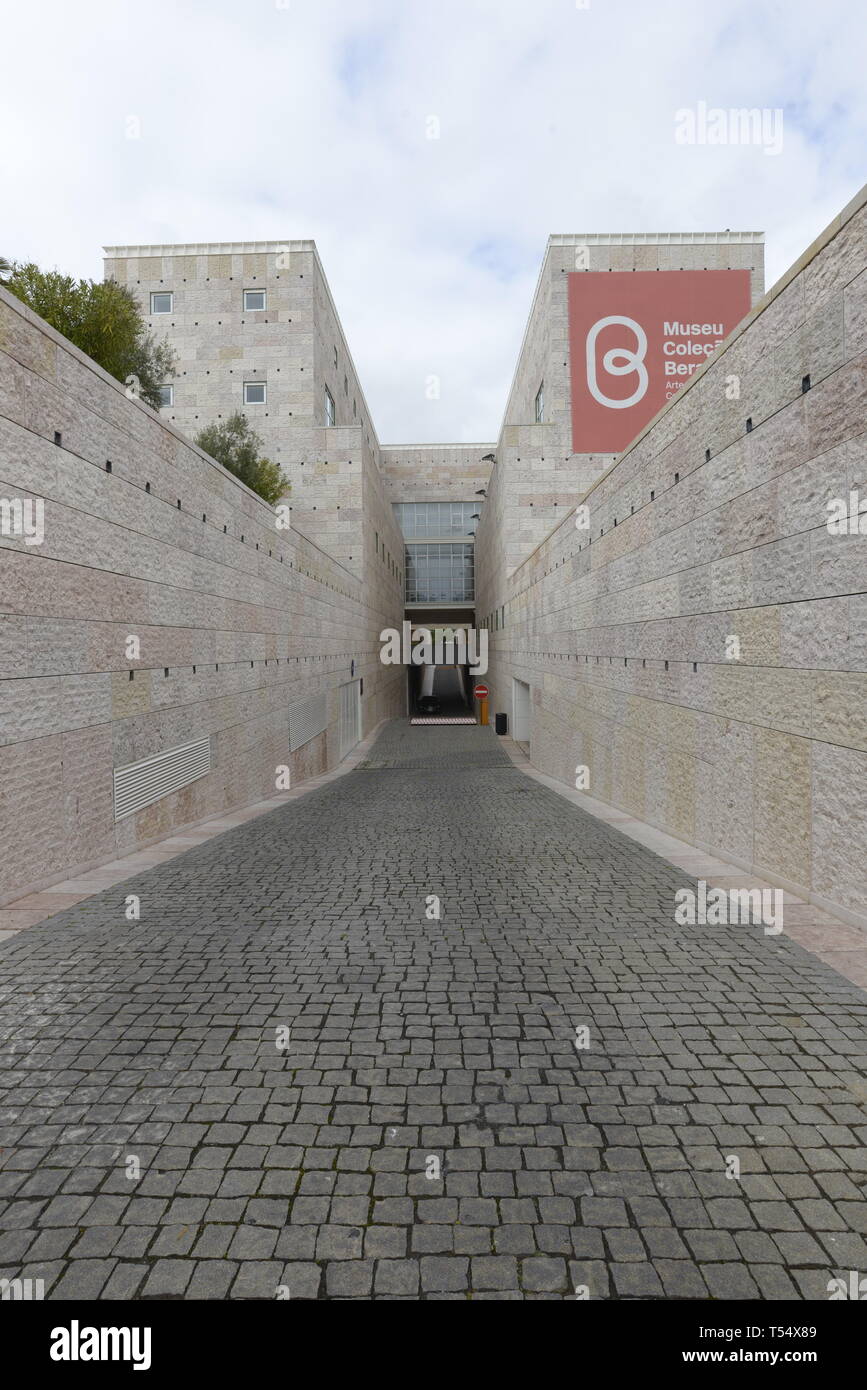 Centro Cultural de Belém in Lissabon Stockfoto