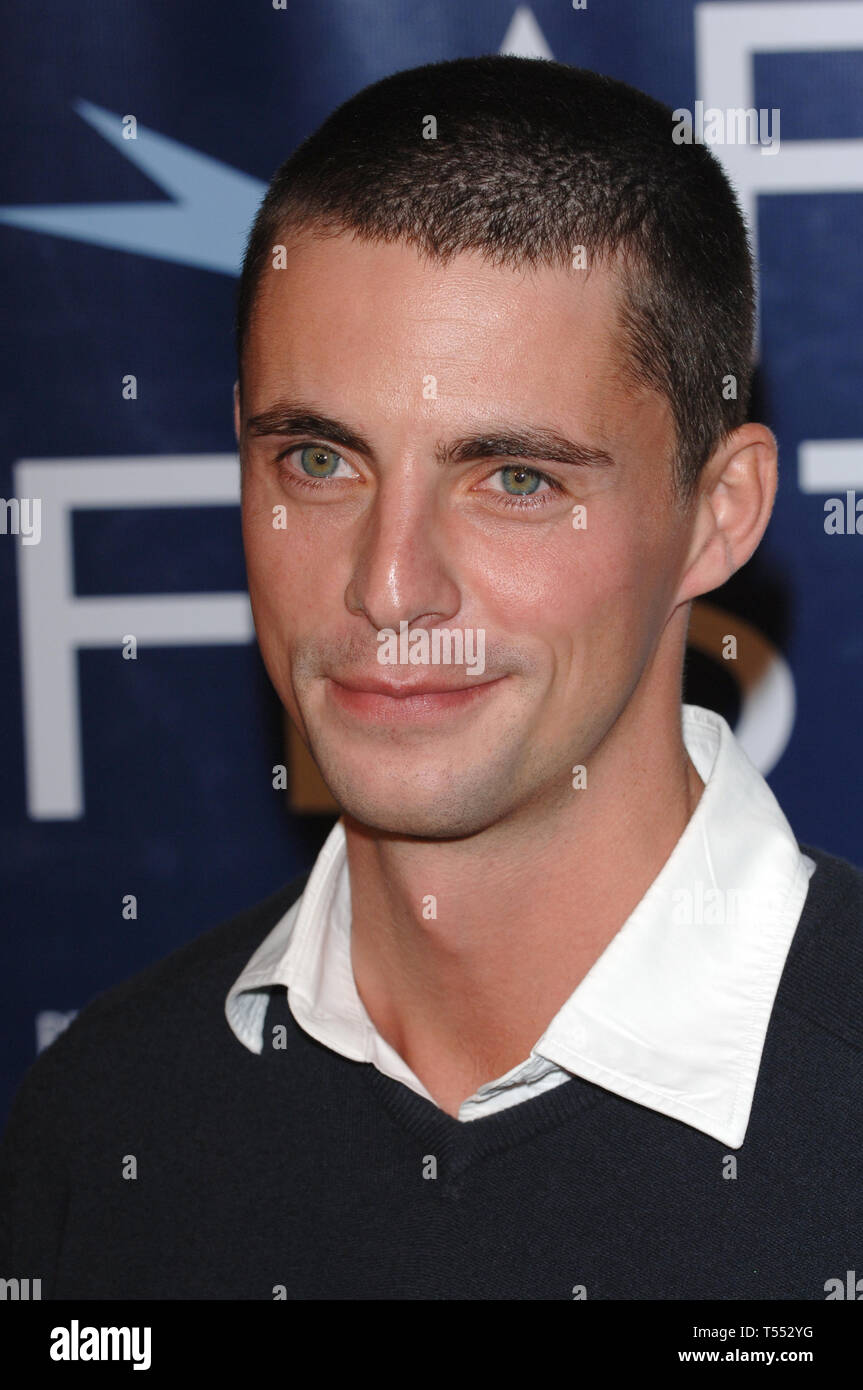 LOS ANGELES, Ca. November 13, 2005: Schauspieler Matthew Goode am Los Angeles Premiere von Casanova. © 2005 Paul Smith/Featureflash Stockfoto