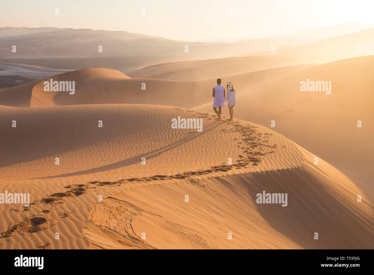Vae, Abu Dhabi Provinz, Liwa Oase, Rub al Khali Wüste (Leere Viertel) Herr Stockfoto