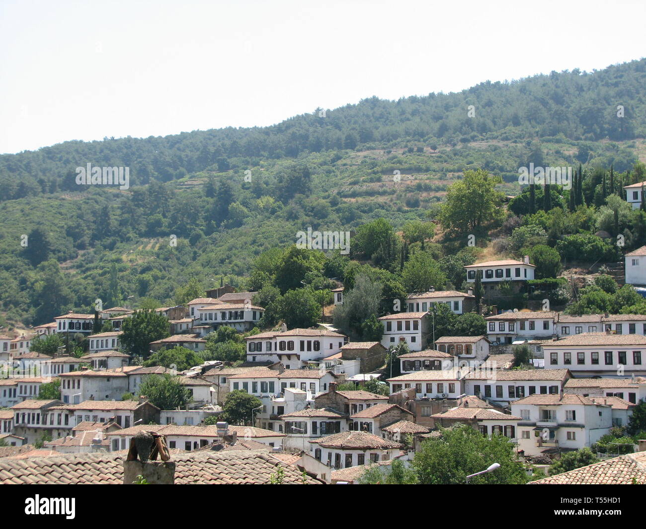 Sirince Village Panoramablick - Selcuk, Izmir, Türkei Stockfoto