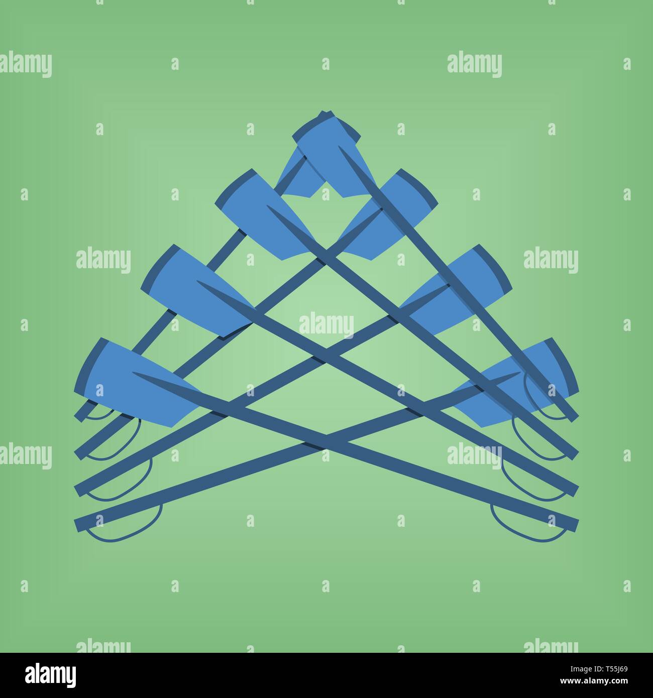 Rowing Club Logo Stock Vektor