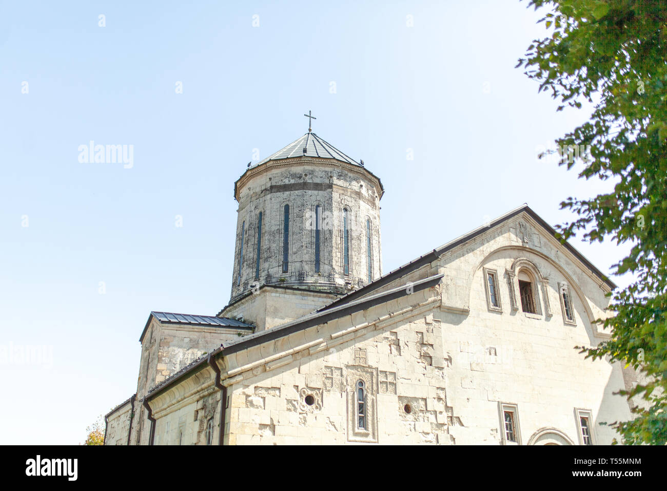 Georgien, Martvili, 01. September 2018 Kloster ist ein Georgianisches Klosteranlage. Martvili-Chkondidi Kathedrale. Stockfoto