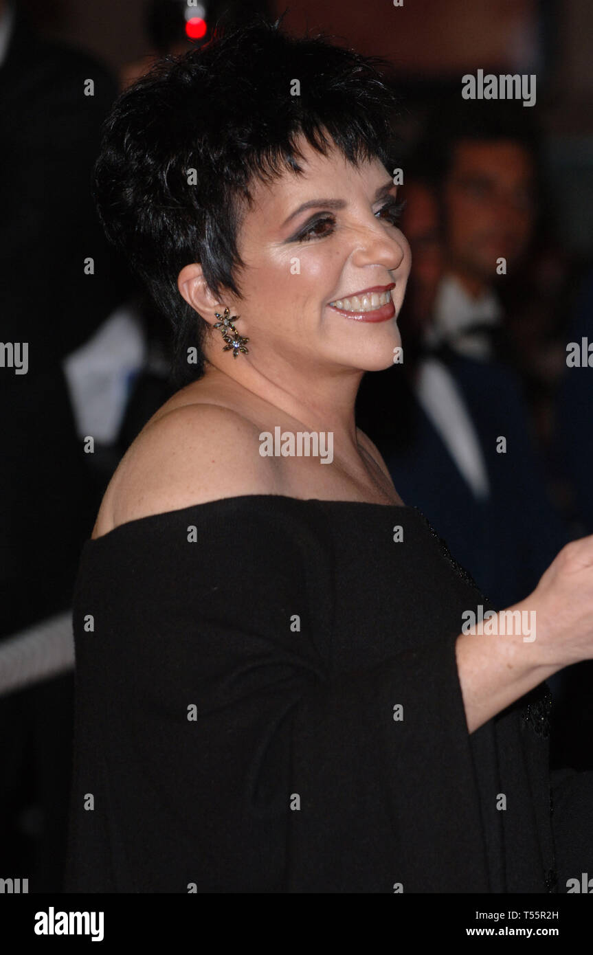 CANNES, Frankreich. 18. Mai 2005: Schauspielerin und Sängerin Liza Minnelli an der Galavorstellung von Sin City auf der 58. jährlichen Film Festival de Cannes. © 2005 Paul Smith/Featureflash Stockfoto