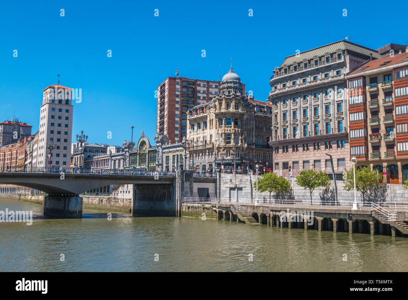 Die Stadt Bilbao in Spanien Stockfoto