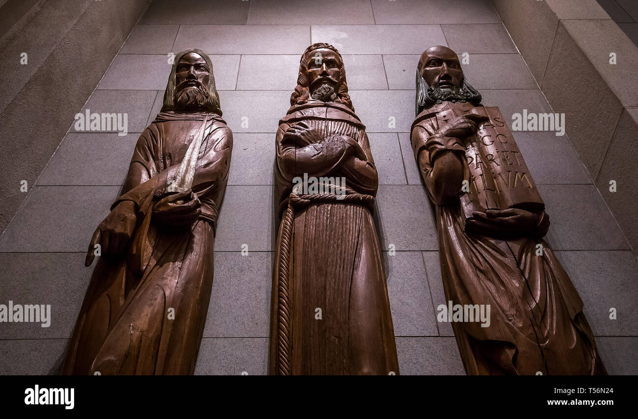 MONTREAL, KANADA, Oktober 09, 2016: Interieur und Details von Saint Joseph's Oratory, Oktober 09, 2016 in Montreal, Quebec, Kanada Stockfoto