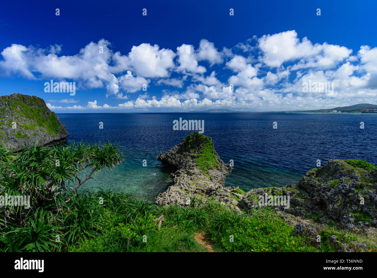 Kap Maeda in Okinawa, Japan Stockfoto