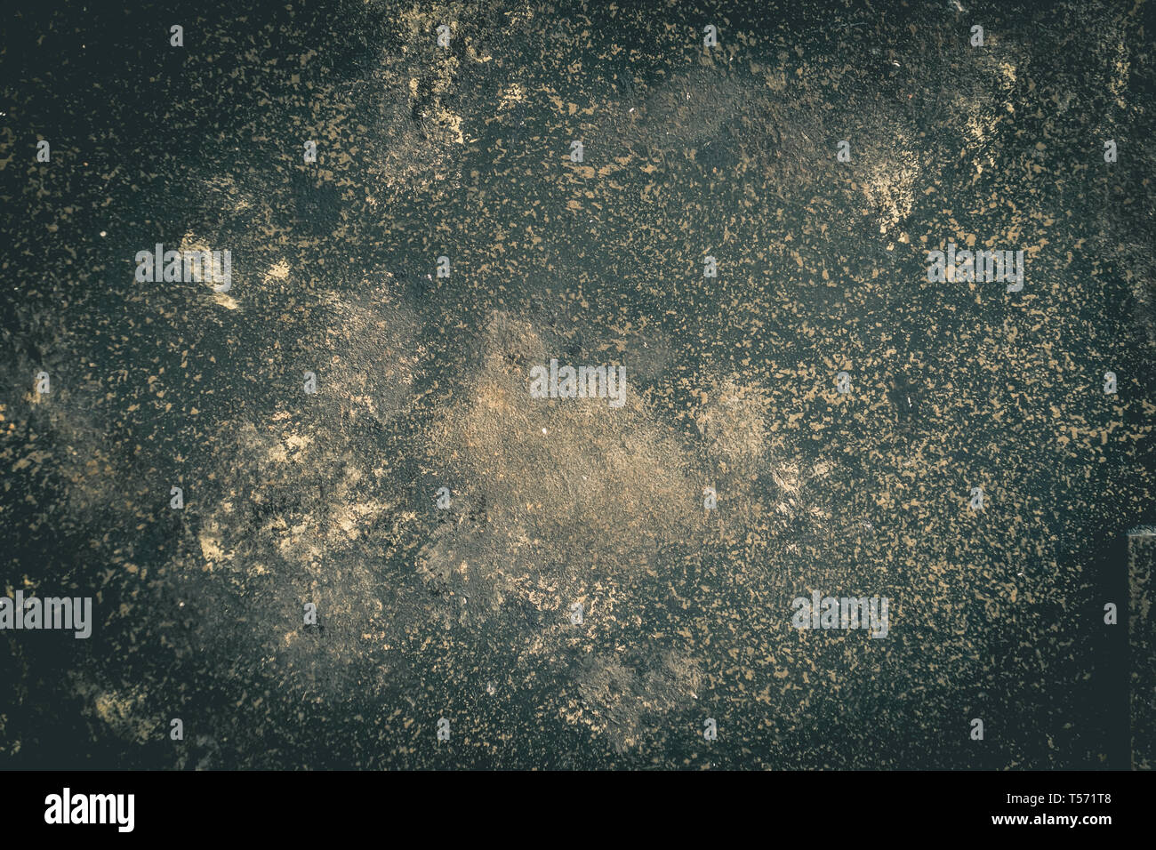 Dunklen rustikalen Estrich mit Kratzer Textur Stockfoto