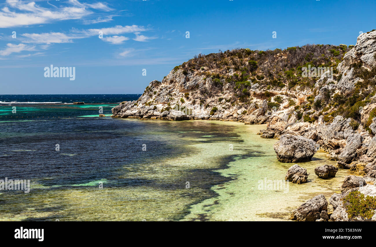 Rottnest Island - porpoise Bay Stockfoto