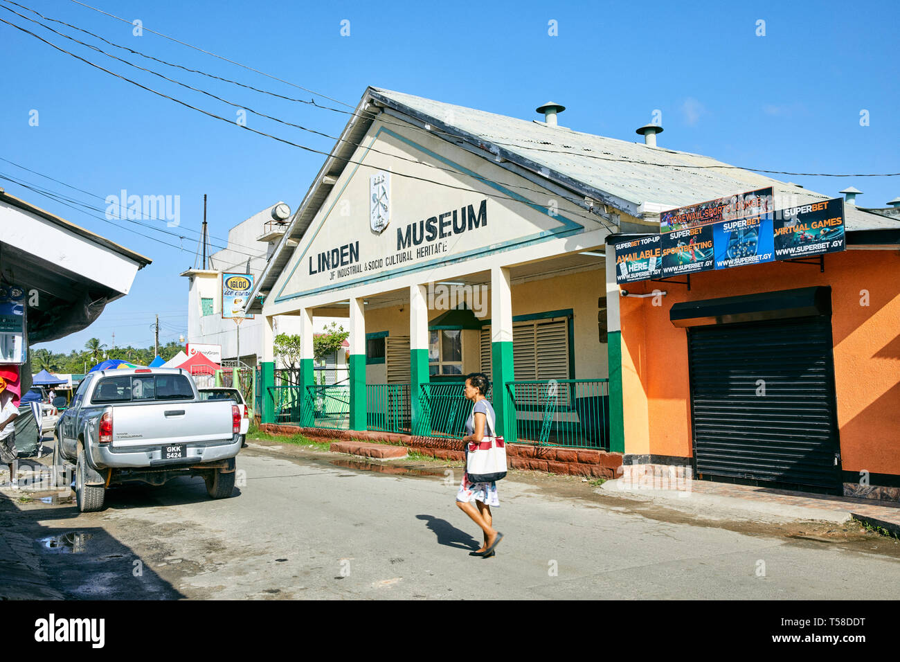 Linden Museum für Industrie- & Sozio kulturellen Erbes in Linden Guyana Südamerika Stockfoto