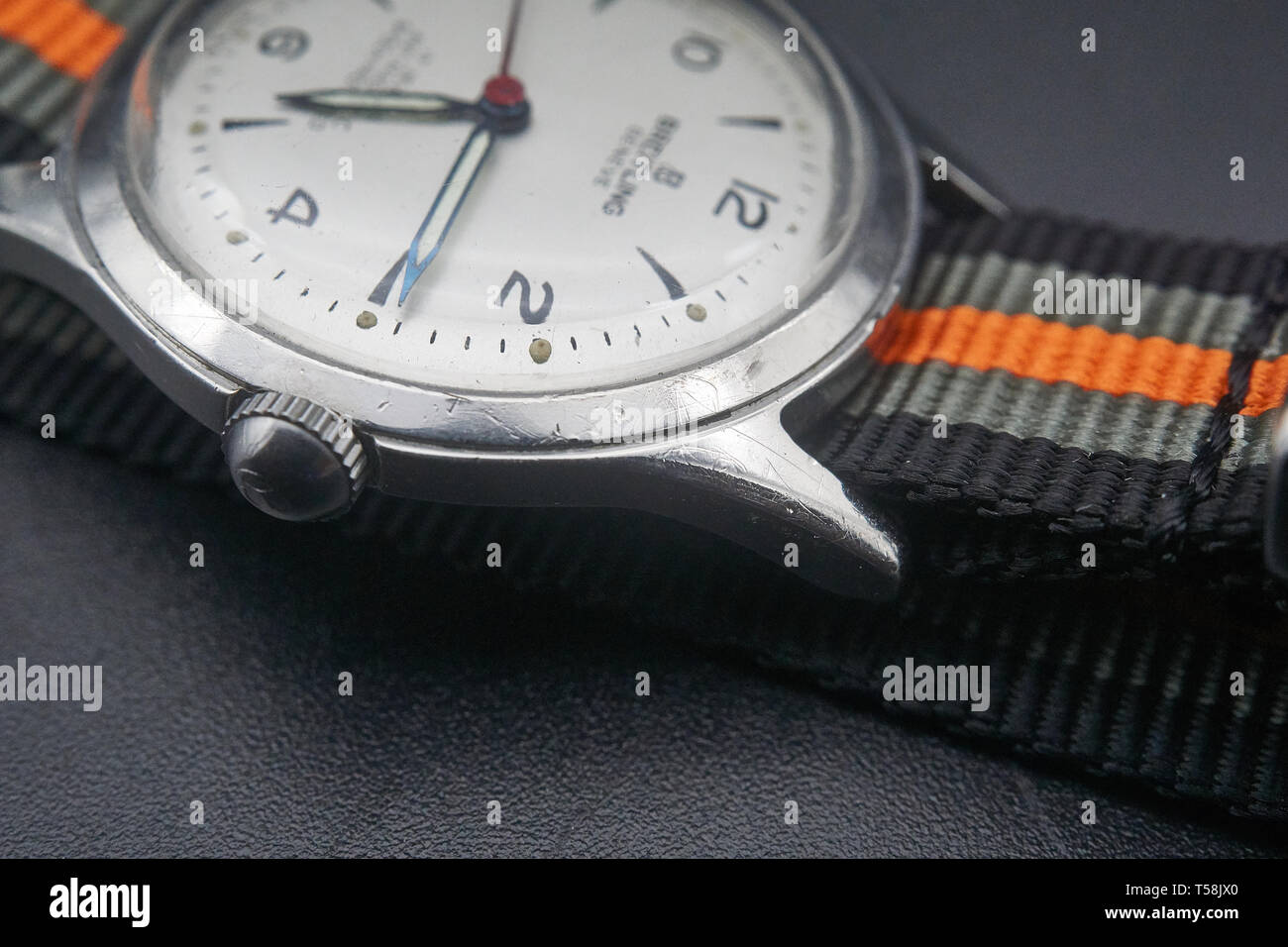 1950er Jahre breitling Standard Watch Stockfoto