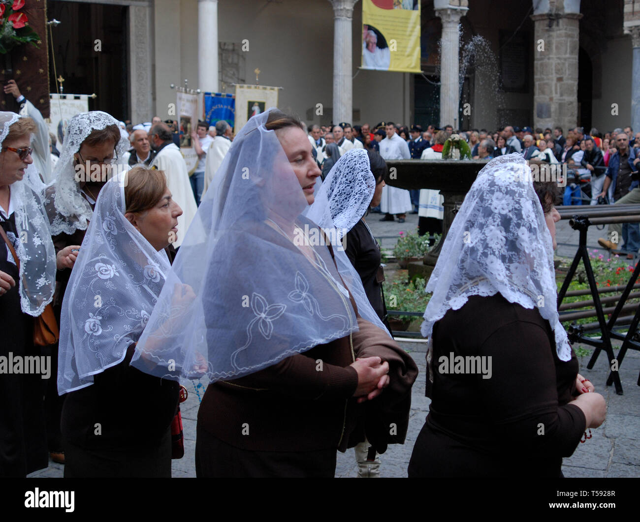 Italien: Saint Matteo religiöse Prozession in Salerno, 21. September 2008. Stockfoto