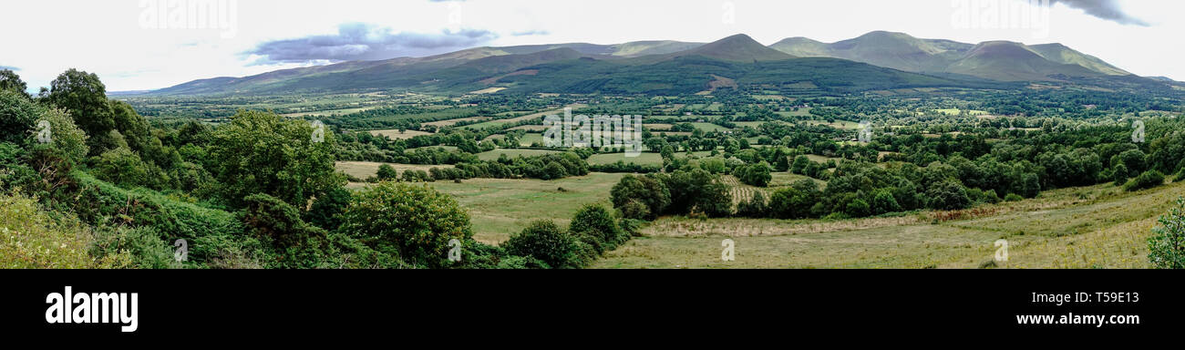 Die atemberaubenden Glen von Aherlow, County Tipperary, Irland. Stockfoto