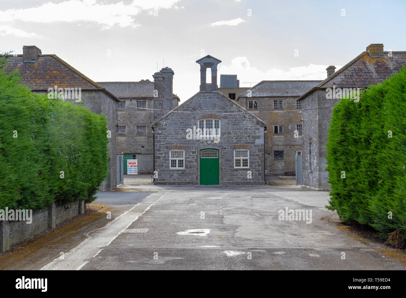 Die donaghmore Hungersnot Workhouse Museum, County Laois, Irland. Stockfoto