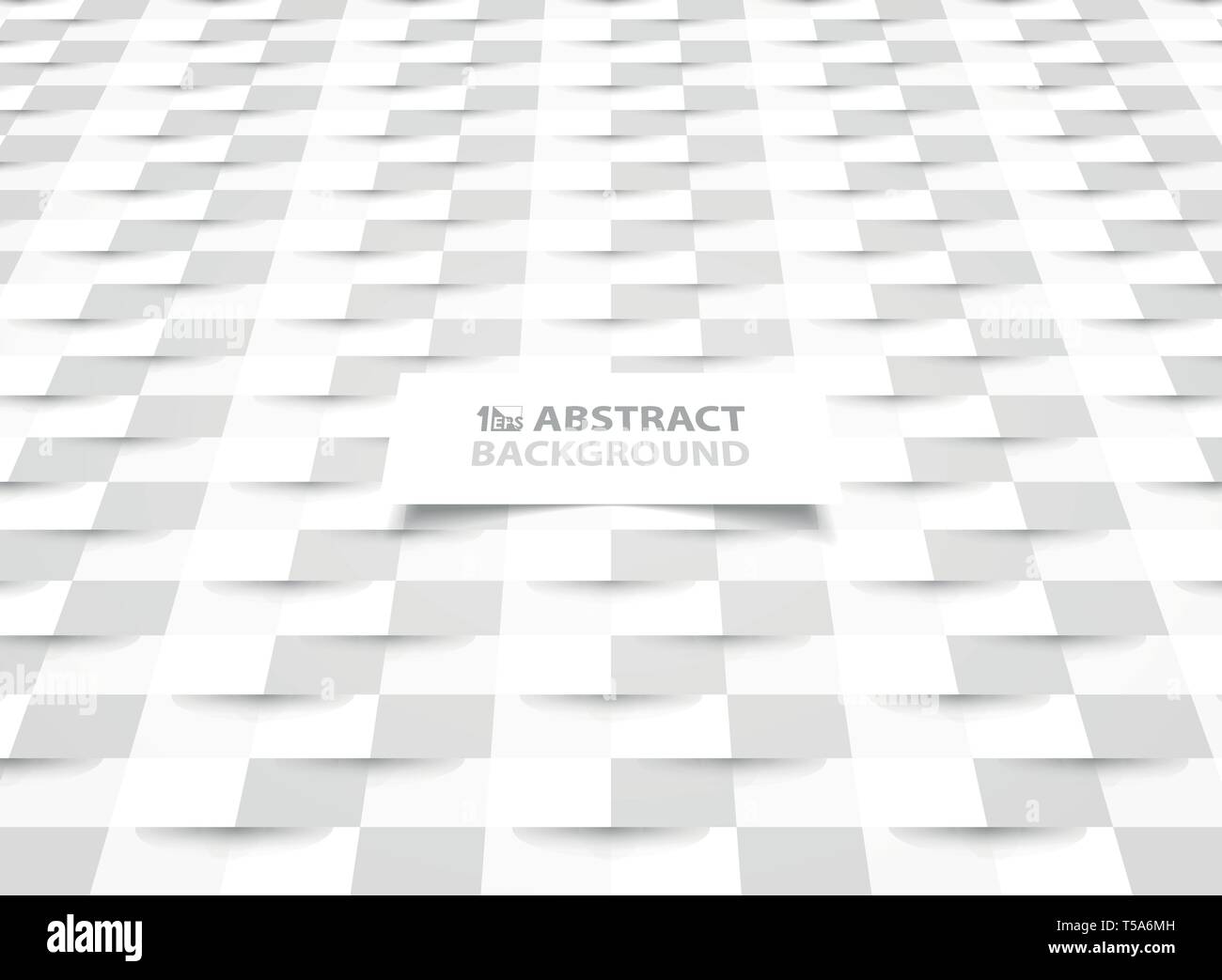 Abstrakte Papier schneiden Weißbuch Muster mit Schatten Präsentation. Sie können für Poster, Leinwand, ad, Artwork, Cover Design. Abbildung Stock Vektor