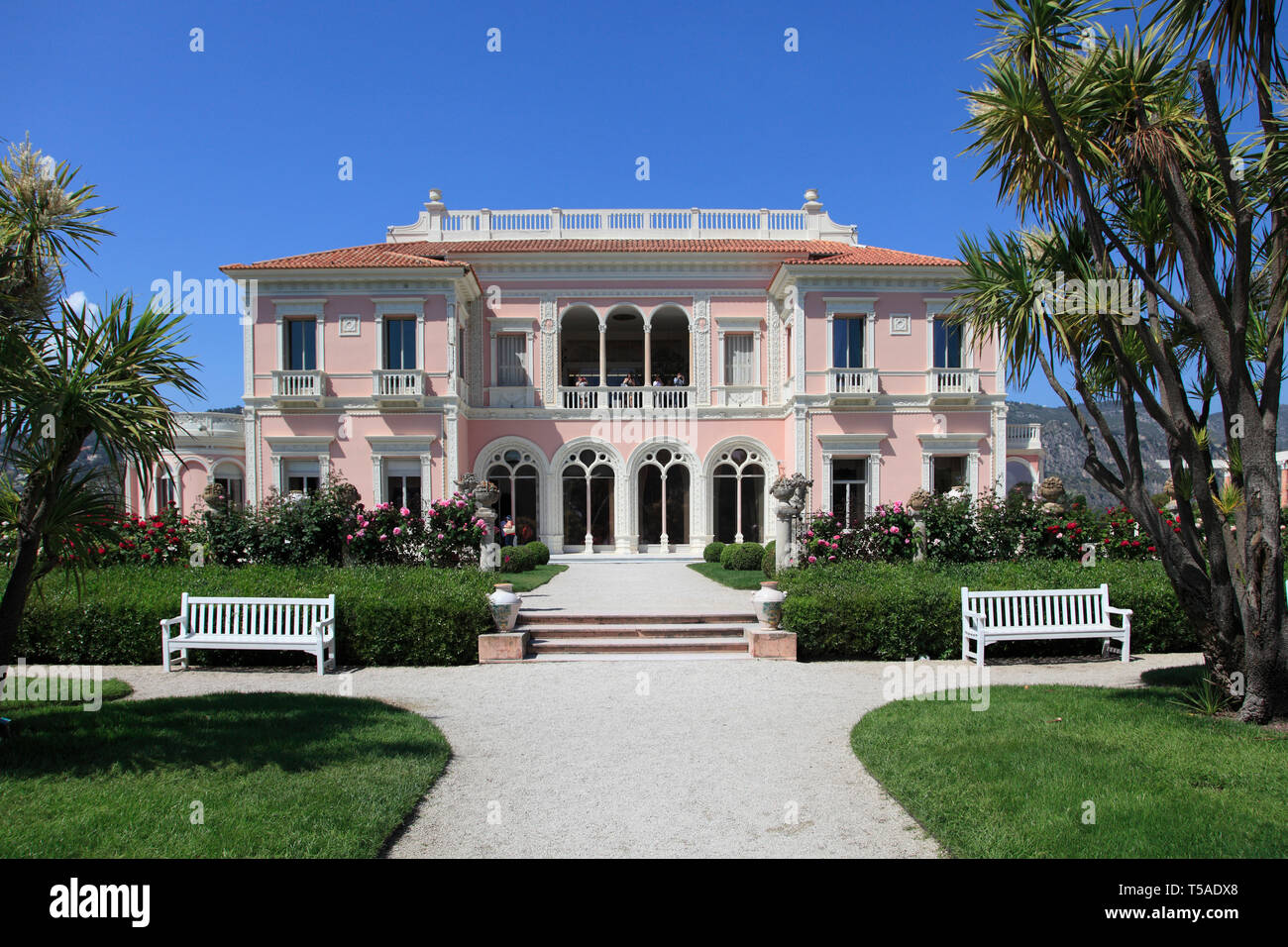 Villa Ephrussi de Rothschild, Saint Jean Cap Ferrat, Cote d'Azur, Côte d'Azur, Var, Provence, Frankreich, Europa Stockfoto