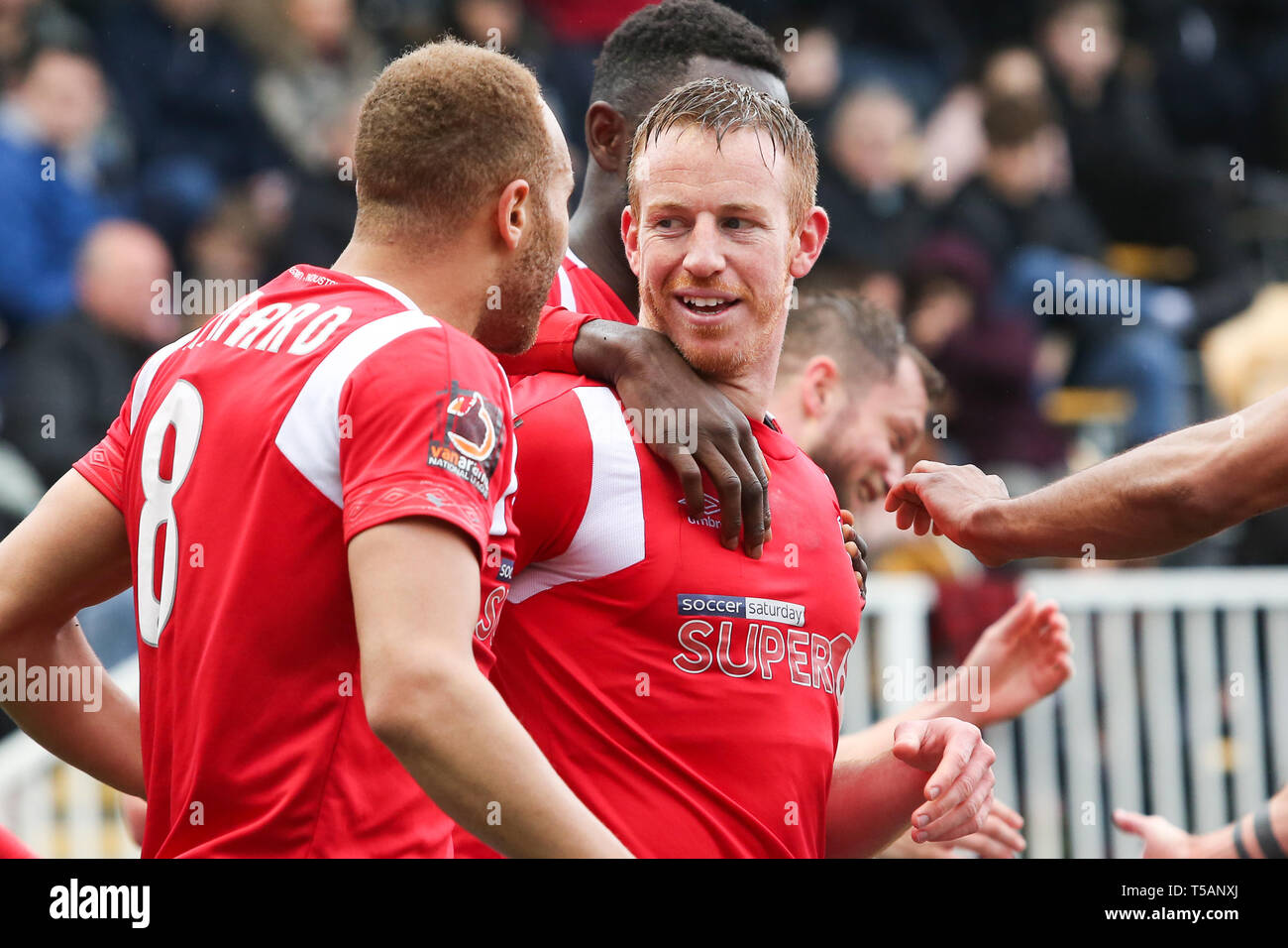 Adam Rooney feiert sein Ziel für Manchester City FC. Stockfoto