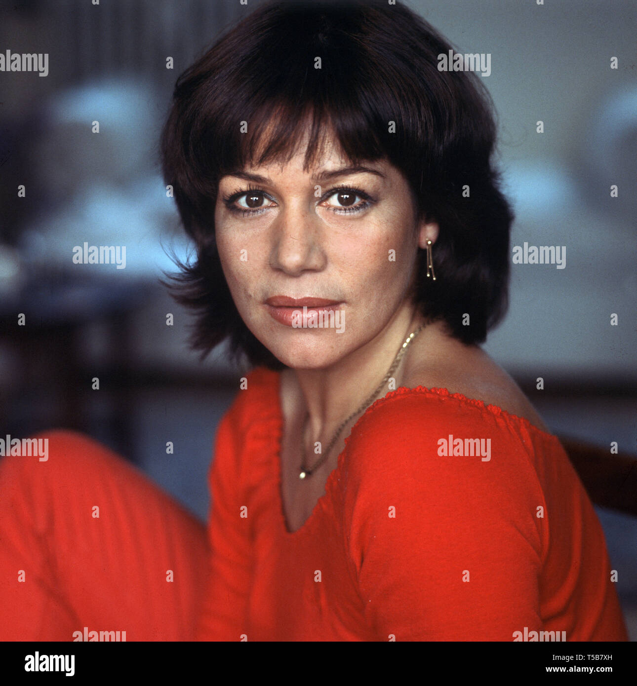 Die Schauspielerin Hannlore Elsner im September 1981 in München. Foto: Istvan Bajzat (c) dpa-Bericht | Verwendung weltweit Stockfoto