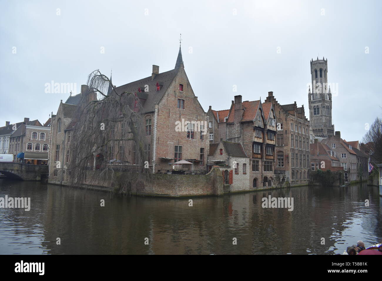 Brügge Brügge Belgien Kanäle Turm Schokolade Bier Waffeln historische Altstadt Zitadelle mit Burggraben Reisen Belgien Colin Ferrell in Brügge Top 10 der besten 10. Stockfoto