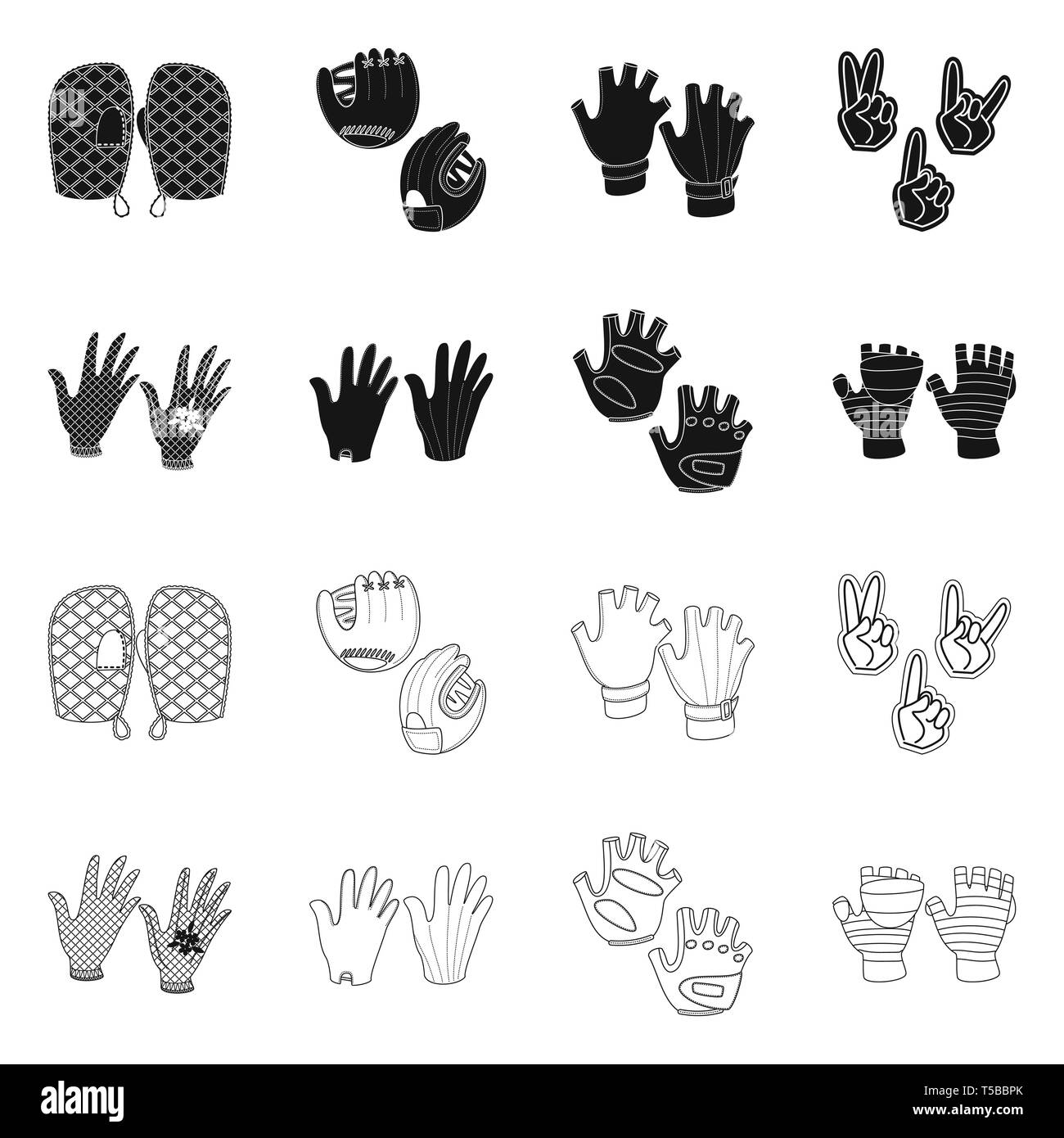 Vektor Design von Silhouette und Sicherheit Symbol. Sammlung von Silhouette und Komfort Lager Symbol für das Web. Stock Vektor